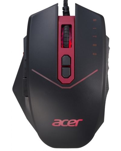 Gaming ποντίκι Acer - Nitro,οπτικό, μαύρο/κόκκινο - 1