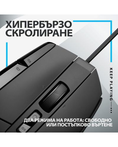Ποντίκι gaming Logitech - G502 X EER2, οπτικό, μαύρο - 5