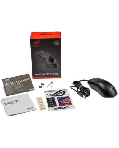 Gaming  ποντίκι  ASUS - ROG Gladius III,οπτικό, μαύρο - 7