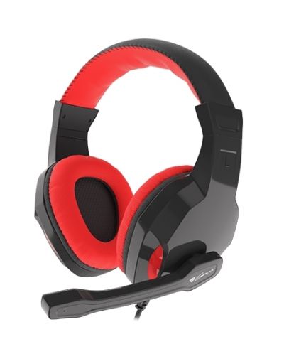 Ακουστικά gaming Genesis - Argon 100 Red, μαύρα - 1