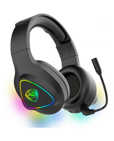 Ακουστικά gaming  Roxpower - ST-GH709W, μαύρα - 3