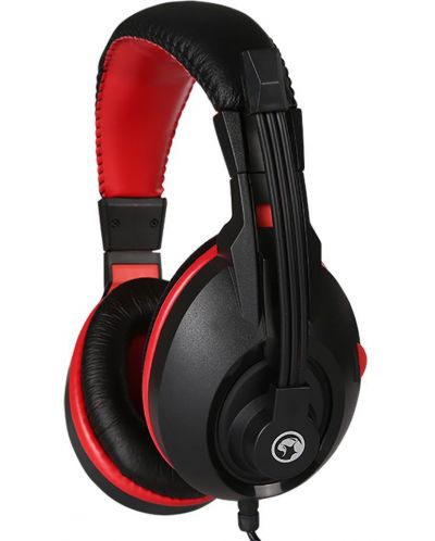 Gaming ακουστικά Marvo - H8321, μαύρα/κόκκινα - 3