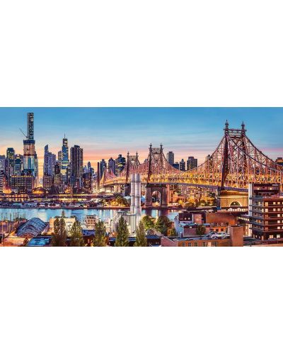 Πανοραμικό  Παζλ Castorland 4000 κομμάτια - Καλησπέρα Νέα Υόρκη - 2