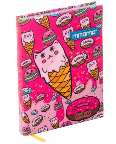Σημειωματάριο Mitama А5 - Sweets, με υφασμάτινα εξώφυλλα - 1