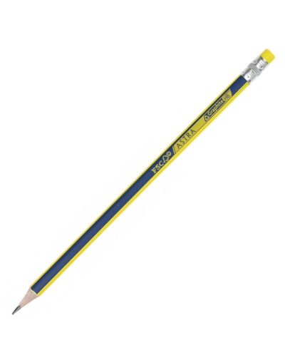 Μολύβι γραφίτη με γόμα Astra - HB, ποικιλία - 1