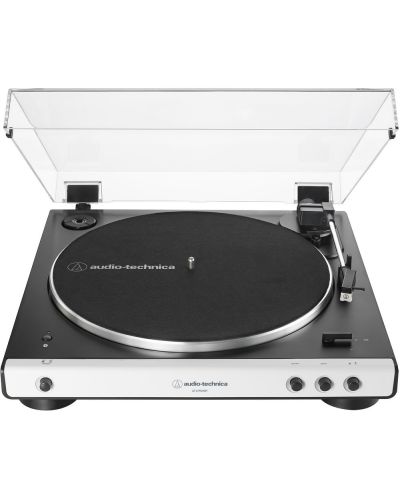 Πικάπ Audio-Technica - AT-LP60XBT, αυτόματο, μαύρο/άσπρο - 1