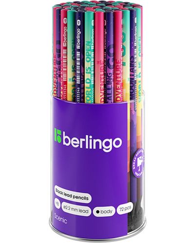 Μολύβι γραφίτη Berlingo - Scenic, HB, ποικιλία - 2