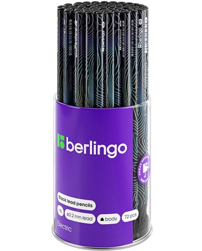 Μολύβι γραφίτη Berlingo - Electric, HB, ποικιλία - 2