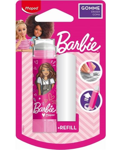 Γόμα στικ  Maped Barbie - Με εφεδρικό πληρωτικό - 2