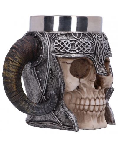 Ποτήρι μπύρας Nemesis Now Adult: Medieval - Viking Skull - 4