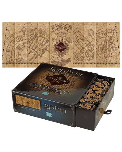 Πανοραμικό παζλ Harry Potter 1000 κομμάτια - Ο μαγικός χάρτης  - 1