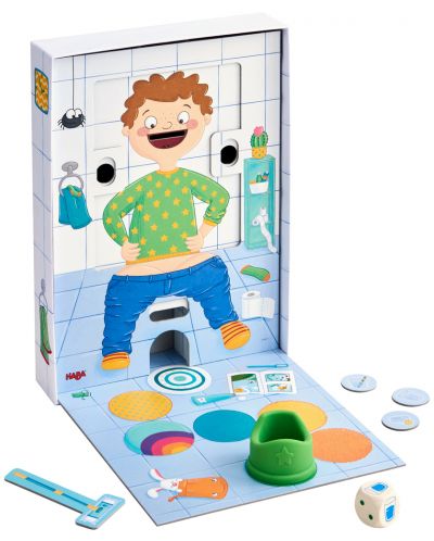 Παιδικό παιχνίδι Haba - Στην τουαλέτα - 3