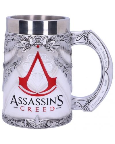 Ποτήρι μπύρας Nemesis Now Games: Assassin's Creed - Logo (White) - 1