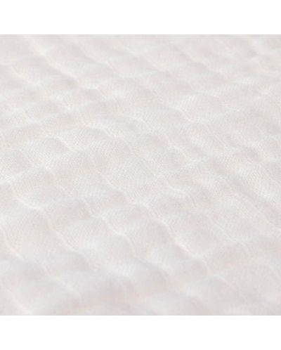 Πετσέτα με κουκούλα Lassig - Cozy Care, 90 х 90 cm, λευκό - 3