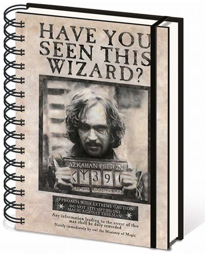 Σημειωματάριο Harry Potter (Wanted Sirius Black),  A5 - 1