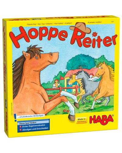 Παιδικό επιτραπέζιο παιχνίδι Haba - Hoppe Reiter - 1