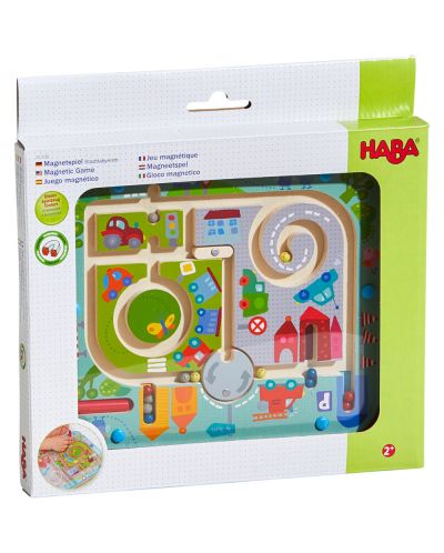 Παιδικό μαγνητικό παιχνίδι Haba - Πόλη - 2