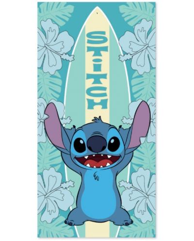 Πετσέτα Cine Replicas Disney: Lilo & Stitch - Surf Stitch, 140 x 70 cm - 1