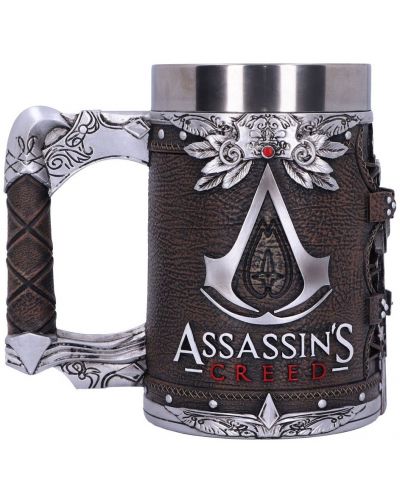 Ποτήρι μπύρας Nemesis Now Games: Assassin's Creed - Logo (Brown) - 3