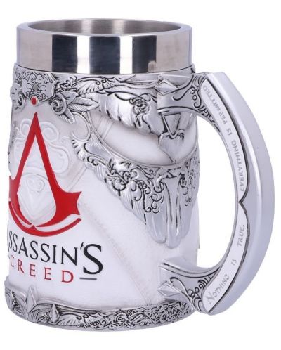 Ποτήρι μπύρας Nemesis Now Games: Assassin's Creed - Logo (White) - 2