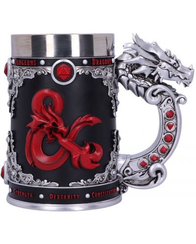 Ποτήρι μπύρας Nemesis Now Games: Dungeons & Dragons - Logo - 1
