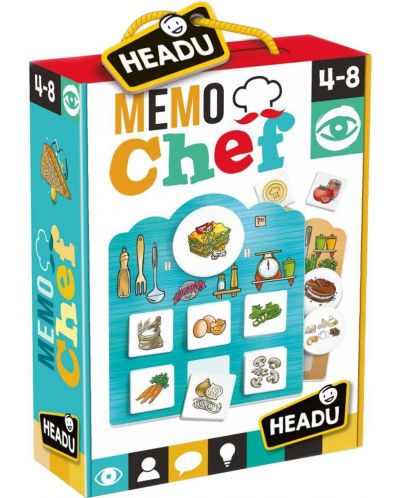 Παιδικό παιχνίδι μνήμης Headu - Κουζίνα - 1