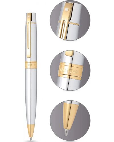 Στυλό   Sheaffer - 300,ασήμι με χρυσό - 2
