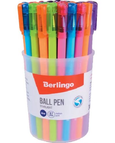  Στυλό Berlingo - Starlight, 0.7 mm, ποικιλία - 2