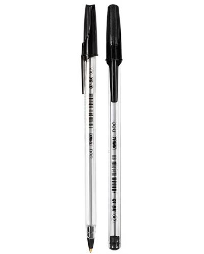 Στυλό  Deli Think - EQ1-BK, 0.7 mm,Μαύρο - 1