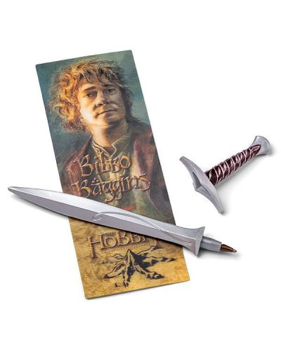 Στυλό και διαχωριστικό βιβλίων The Noble Collection Movies: The Hobbit - Sting Sword - 2
