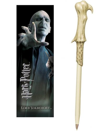 Στυλό και διαχωριστικό βιβλίων The Noble Collection Movies: Harry Potter - Voldemort Wand - 1