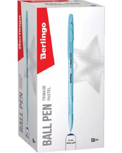 Στυλό ballpoint Berlingo Tribase - Pastel, 0,7 mm, ποικιλία - 3
