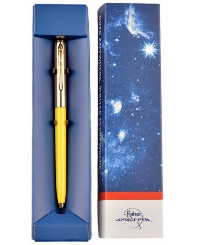 Στυλό  Fisher Space Pen Cap-O-Matic - 775 Brass, κίτρινο - 2