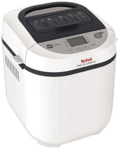 Αρτοπαρασκευαστής Tefal - PF250135,700W,  20 προγράμματα,λευκό - 1