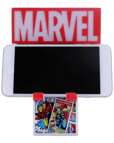 Αγαλματίδιο-βάση  EXG Marvel: Marvel - Logo (Ikon), 20 cm - 4
