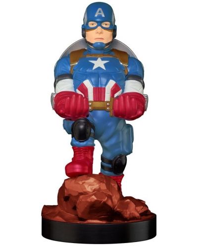 Βάση τηλεφώνου EXG Marvel: Captain America - Cap, 20 cm - 1