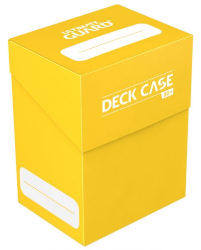 Κουτί για κάρτες Ultimate Guard Deck Case 80+ Standard Size Yellow - 1