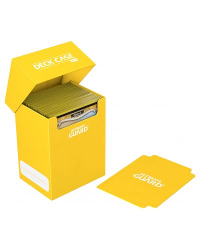 Κουτί για κάρτες Ultimate Guard Deck Case 80+ Standard Size Yellow - 4