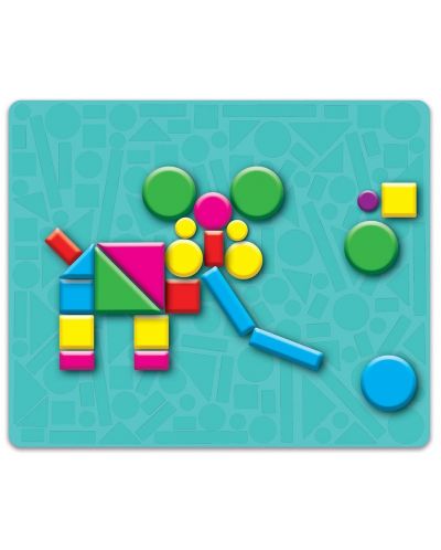 Σετ παιχνιδιού Galt Toys - Μαγνητικά σχήματα και χρώματα - 5