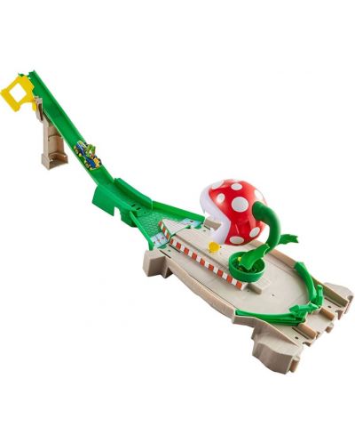 Σετ παιχνιδιού Mattel Hot Wheels -Super Mario Piranha Plant Slide Track Set - 2