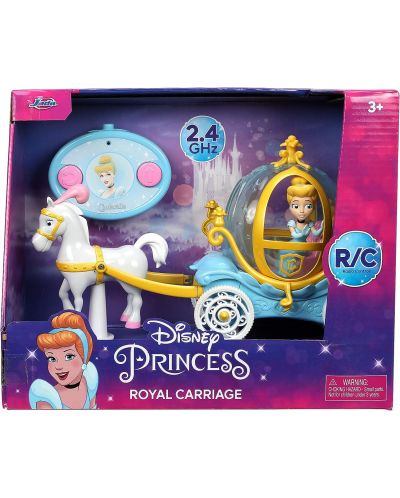 Παιχνίδι με τηλεχειριστήριο Jada Toys Disney Princess - Η άμαξα της Σταχτοπούτας - 1