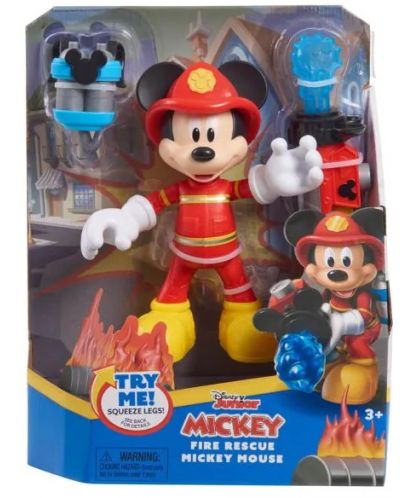 Σετ παιχνιδιού Just Play Disney Junior - Μίκυ Μάους πυροσβέστης και αξεσουάρ - 1