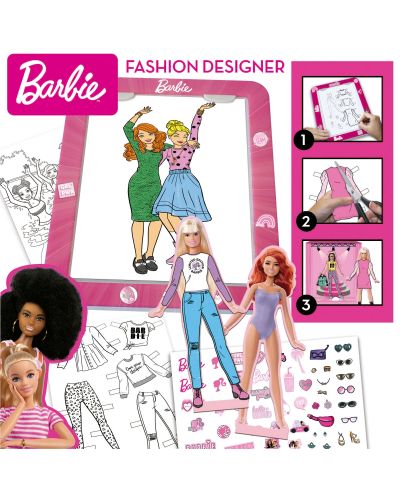 Σετ παιχνιδιού  Educa - Barbie σχεδιαστής μόδας - 3