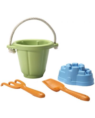 Σετ παιχνιδιού για την άμμο Green Toys, πράσινο - 1