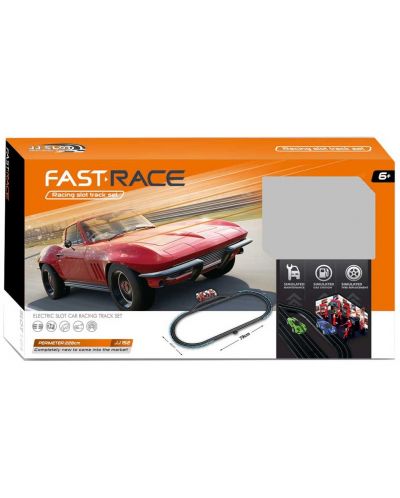 Σετ παιχνιδιού Ocie - Fast Race, Πίστα με  αυτοκίνητο και  χειριστήριο - 1