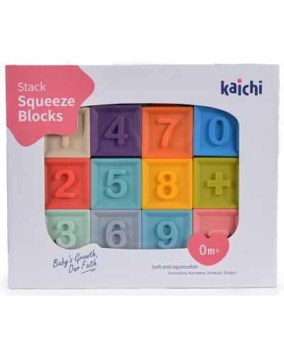Παιχνίδια μπάνιου Kaichi - Squeeze Cubes - 2