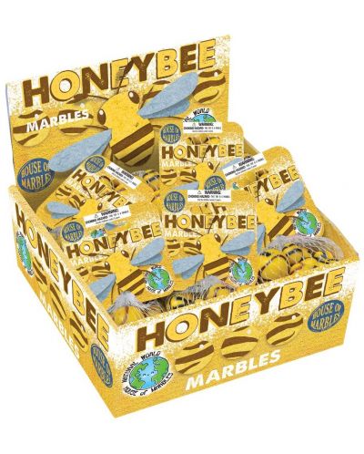Σετ παιχνιδιού House of Marbles - Honeybee, γυάλινα μπαλάκια  - 2