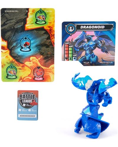 Σετ παιχνιδιού Bakugan - Dragonoid, μπλε - 5