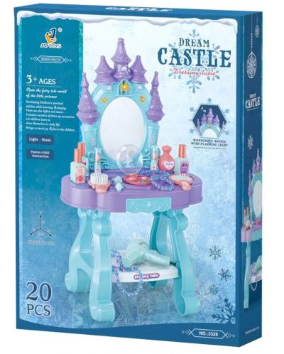 Σετ παιχνιδιού J'D Toys - Dream Castle Beauty Studio, με ήχο και φως, 20 τεμ - 2