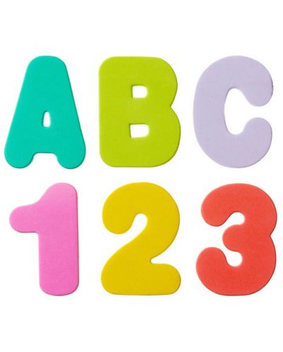 Παιχνίδια μπάνιου  Vital Baby -Γράμματα και αριθμοί - 4